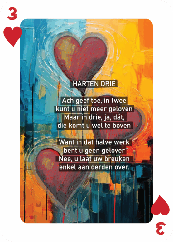 Speelkaarten deck "Als Een Ravijn Een Richting Is" | René van Densen - Image 6