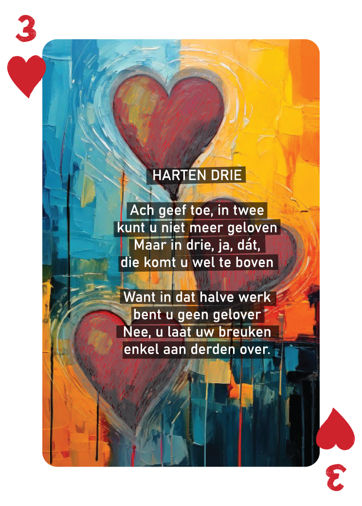 Speelkaarten deck "Als Een Ravijn Een Richting Is" | René van Densen - Image 6