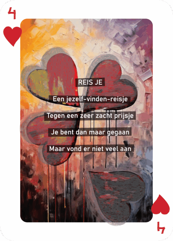 Speelkaarten deck "Als Een Ravijn Een Richting Is" | René van Densen - Image 7