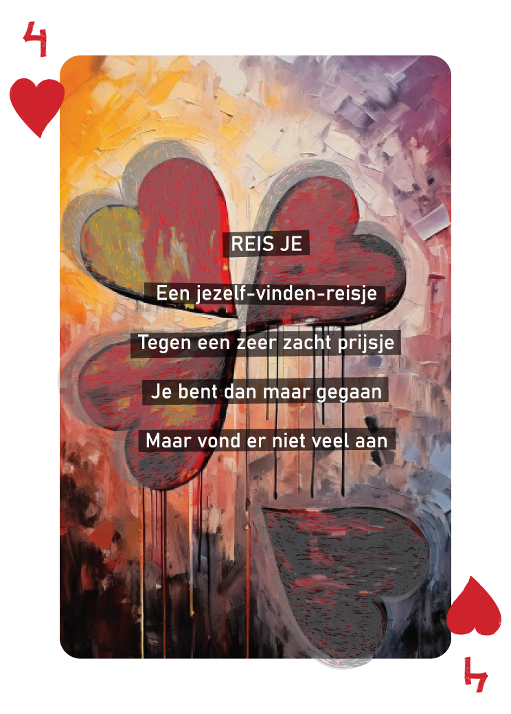 Speelkaarten deck "Als Een Ravijn Een Richting Is" | René van Densen - Image 7