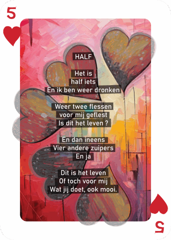 Speelkaarten deck "Als Een Ravijn Een Richting Is" | René van Densen - Image 8