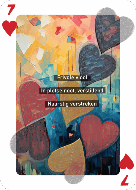 Speelkaarten deck "Als Een Ravijn Een Richting Is" | René van Densen - Image 10