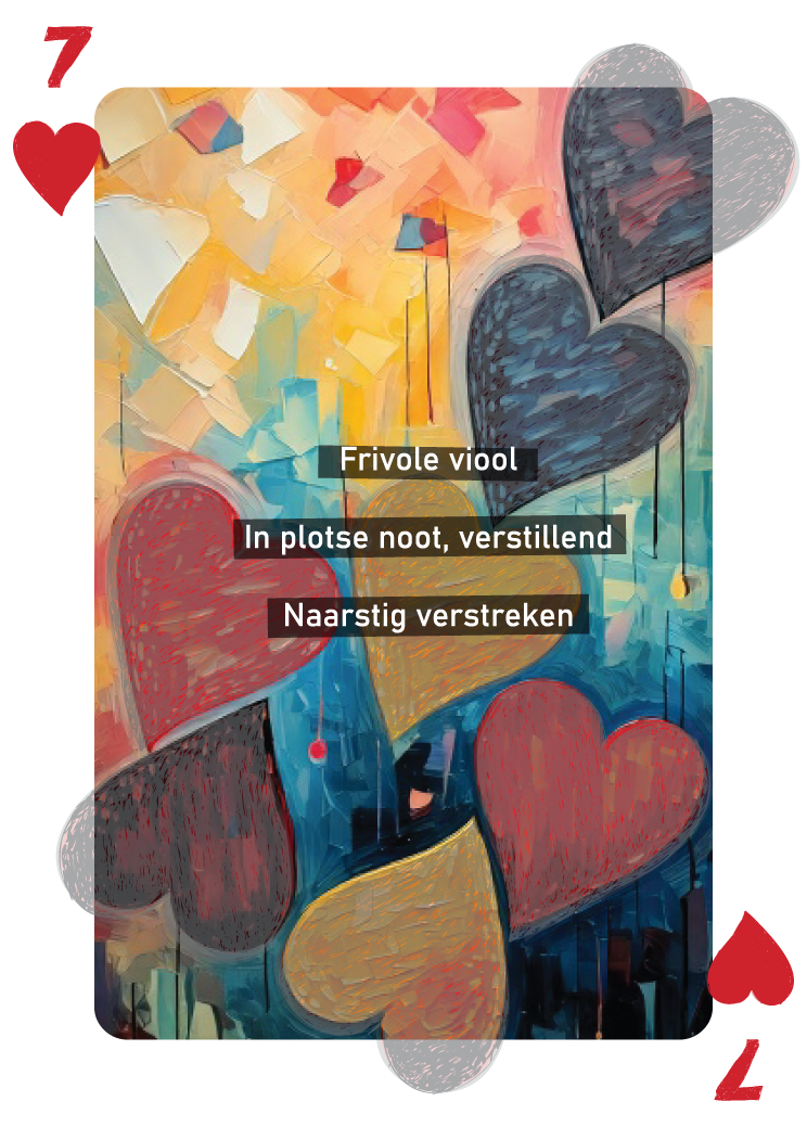 Speelkaarten deck "Als Een Ravijn Een Richting Is" | René van Densen - Image 10