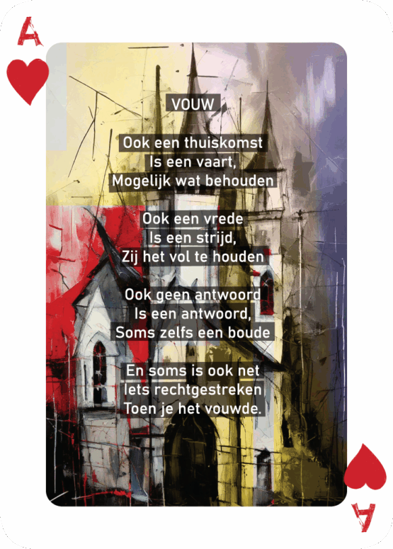 Speelkaarten deck "Als Een Ravijn Een Richting Is" | René van Densen - Image 4