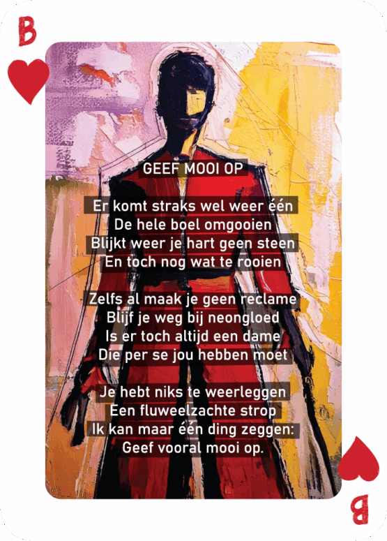 Speelkaarten deck "Als Een Ravijn Een Richting Is" | René van Densen - Image 14