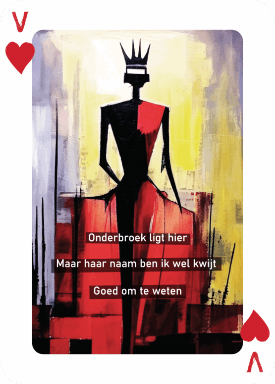 Speelkaarten deck "Als Een Ravijn Een Richting Is" | René van Densen - Image 15