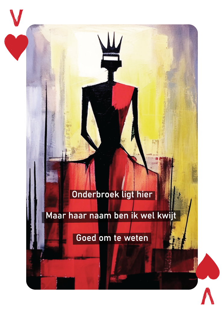 Speelkaarten deck "Als Een Ravijn Een Richting Is" | René van Densen - Image 15