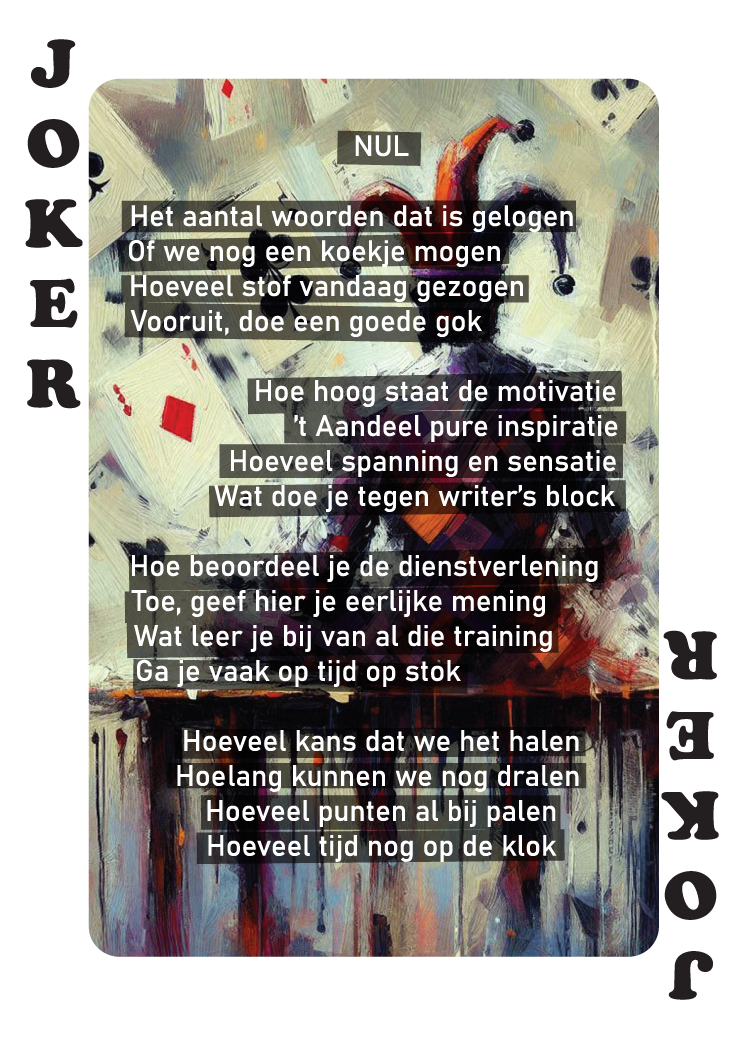 Speelkaarten deck "Als Een Ravijn Een Richting Is" | René van Densen - Image 3
