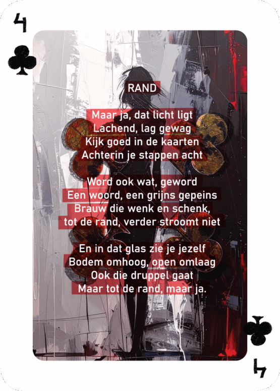 Speelkaarten deck "Als Een Ravijn Een Richting Is" | René van Densen - Image 20