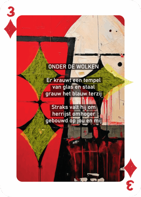 Speelkaarten deck "Als Een Ravijn Een Richting Is" | René van Densen - Image 32