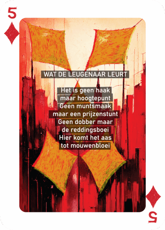 Speelkaarten deck "Als Een Ravijn Een Richting Is" | René van Densen - Image 34