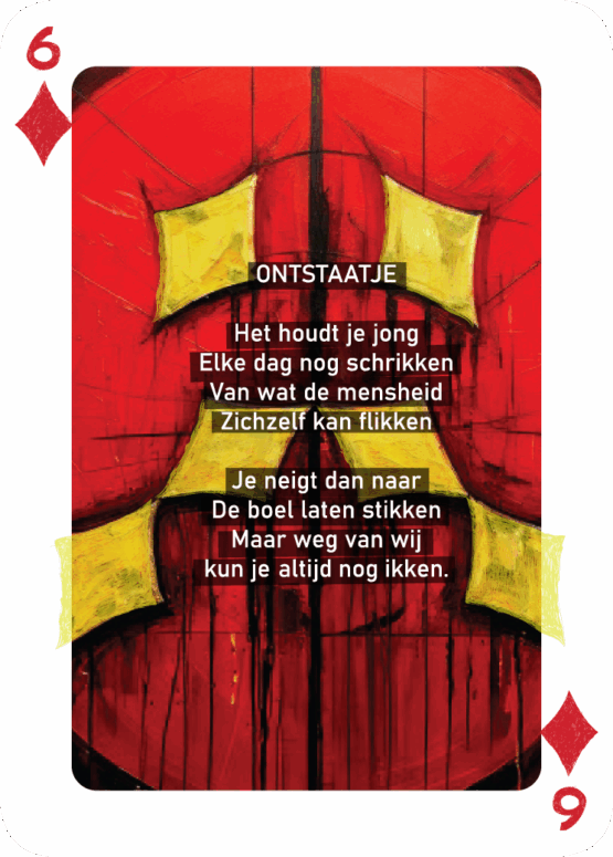 Speelkaarten deck "Als Een Ravijn Een Richting Is" | René van Densen - Image 35
