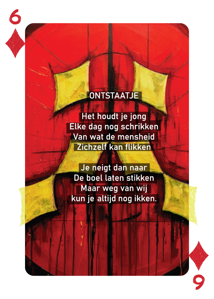 Speelkaarten deck "Als Een Ravijn Een Richting Is" | René van Densen - Image 35