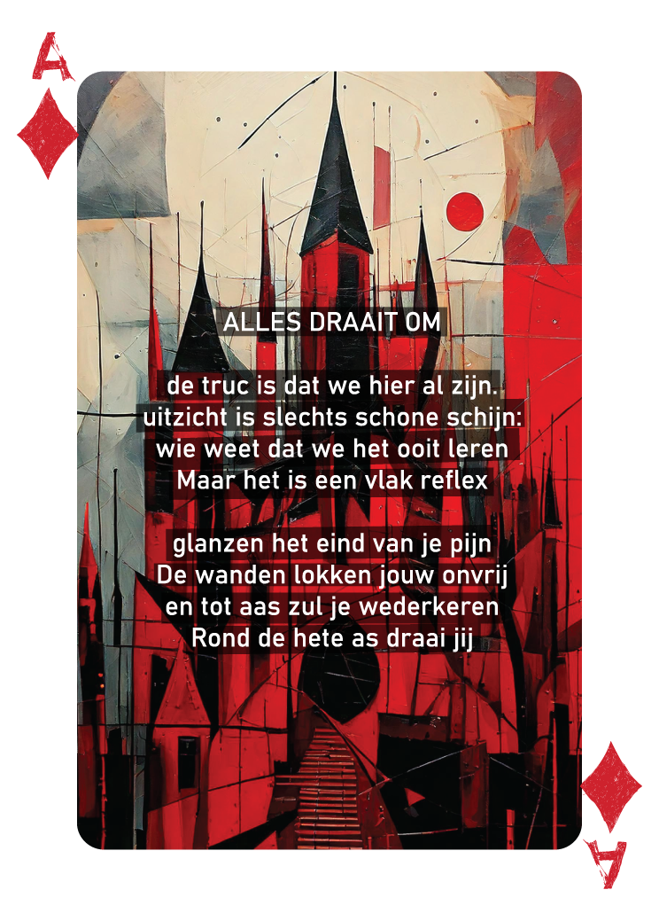 Speelkaarten deck "Als Een Ravijn Een Richting Is" | René van Densen - Image 30