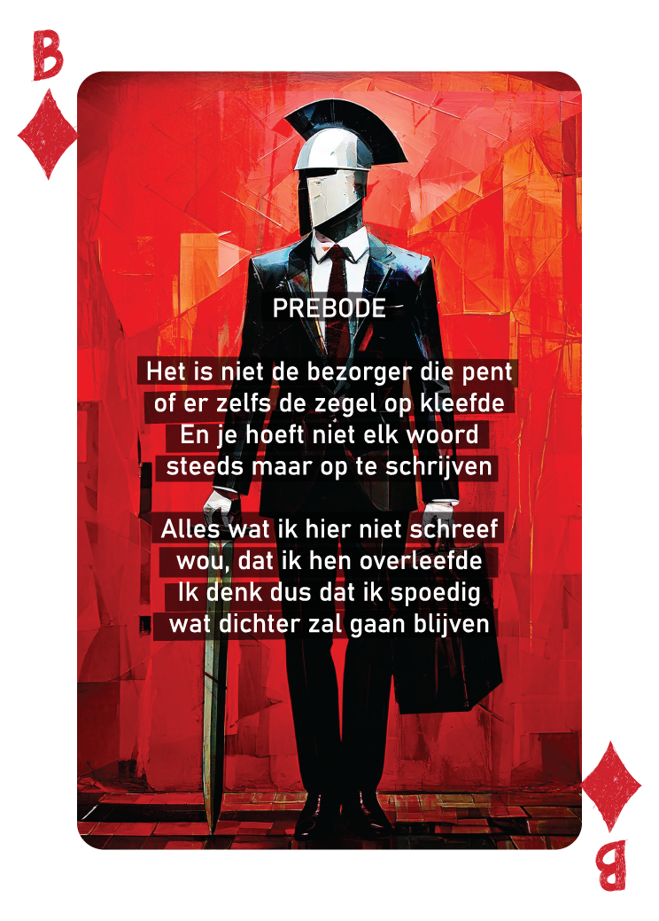 Speelkaarten deck "Als Een Ravijn Een Richting Is" | René van Densen - Image 40