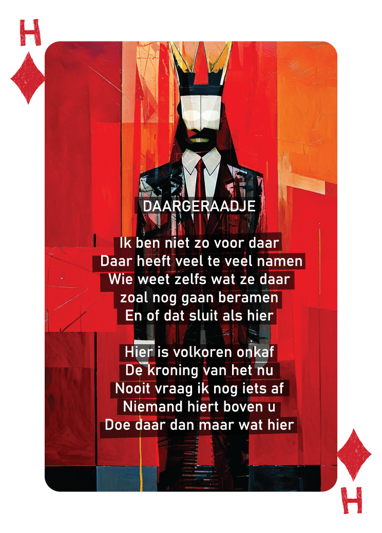 Speelkaarten deck "Als Een Ravijn Een Richting Is" | René van Densen - Image 42