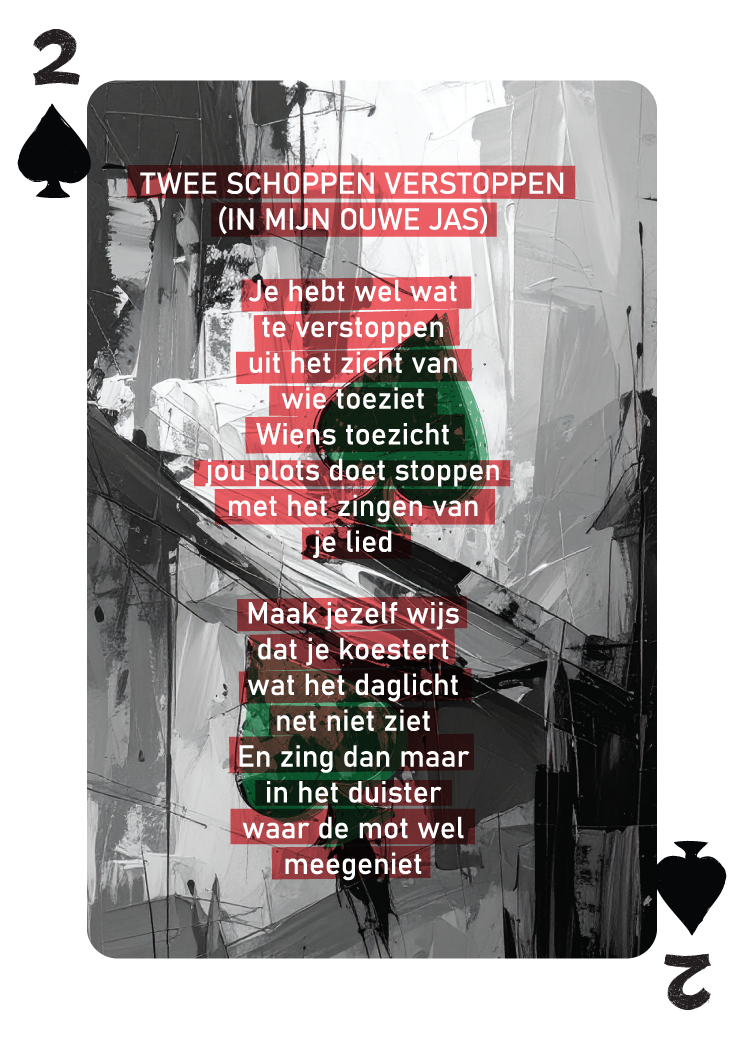 Speelkaarten deck "Als Een Ravijn Een Richting Is" | René van Densen - Image 44