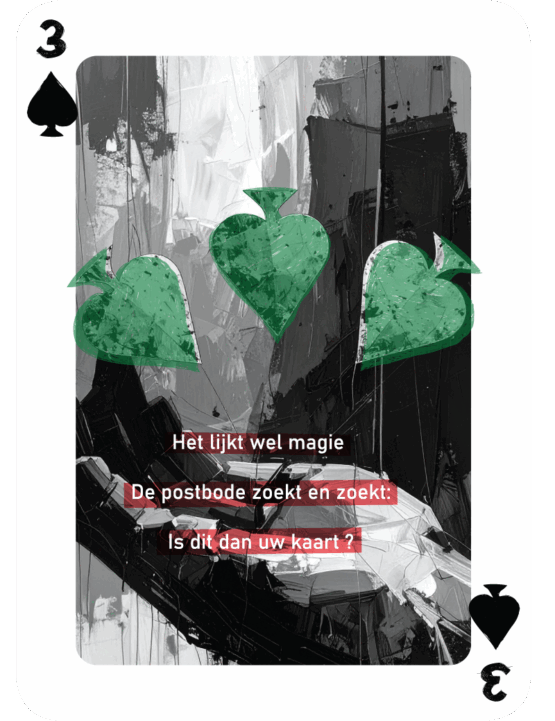 Speelkaarten deck "Als Een Ravijn Een Richting Is" | René van Densen - Image 45