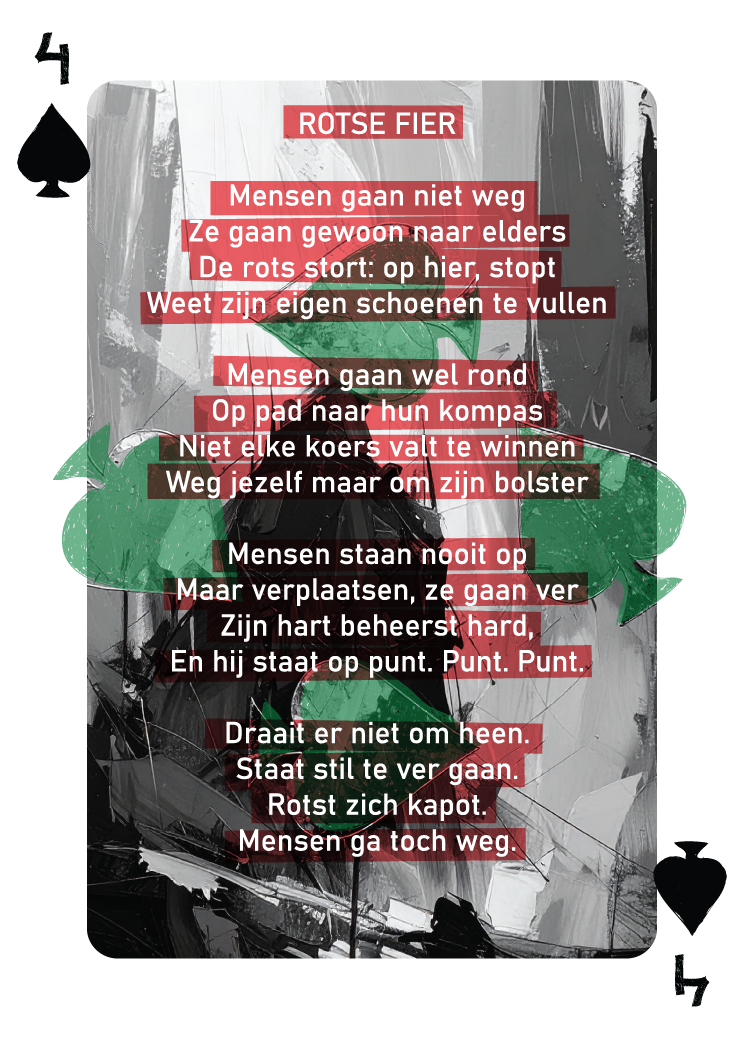 Speelkaarten deck "Als Een Ravijn Een Richting Is" | René van Densen - Image 46