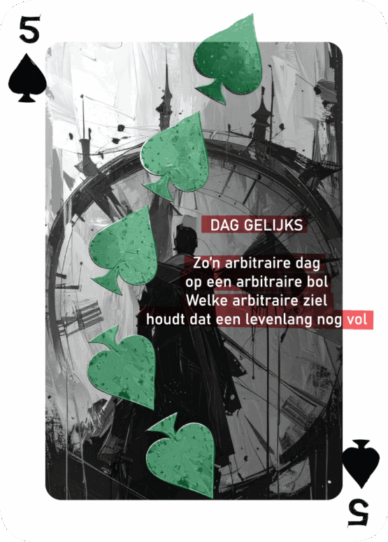 Speelkaarten deck "Als Een Ravijn Een Richting Is" | René van Densen - Image 47