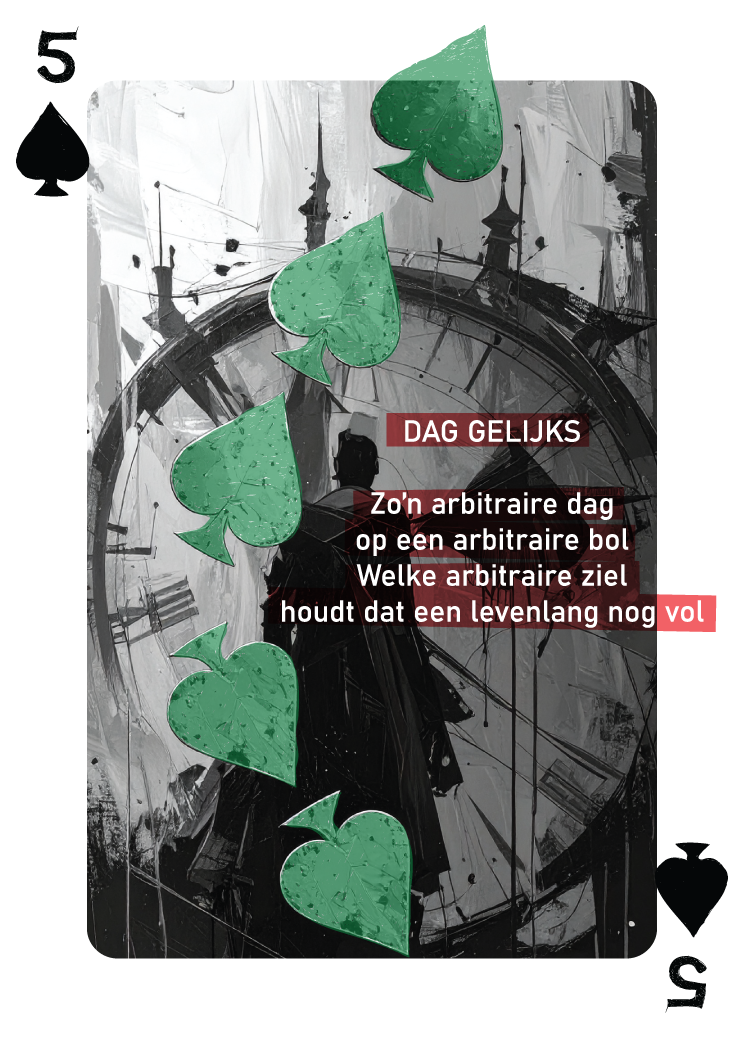 Speelkaarten deck "Als Een Ravijn Een Richting Is" | René van Densen - Image 47