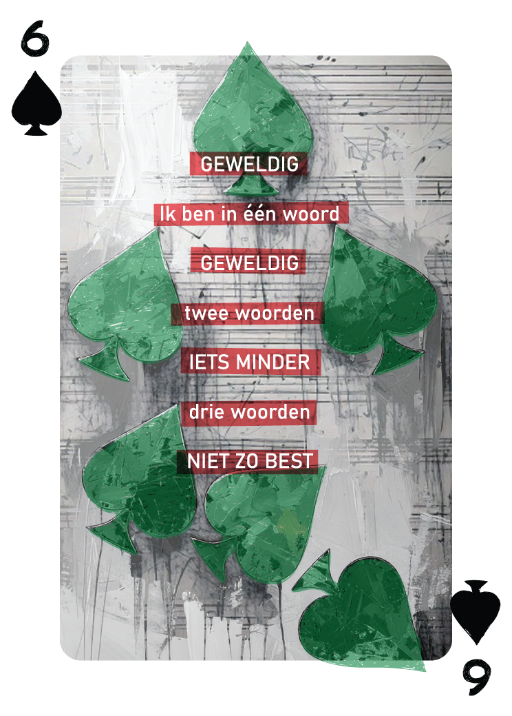 Speelkaarten deck "Als Een Ravijn Een Richting Is" | René van Densen - Image 48