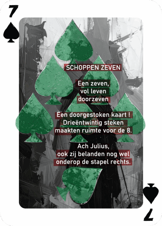Speelkaarten deck "Als Een Ravijn Een Richting Is" | René van Densen - Image 49