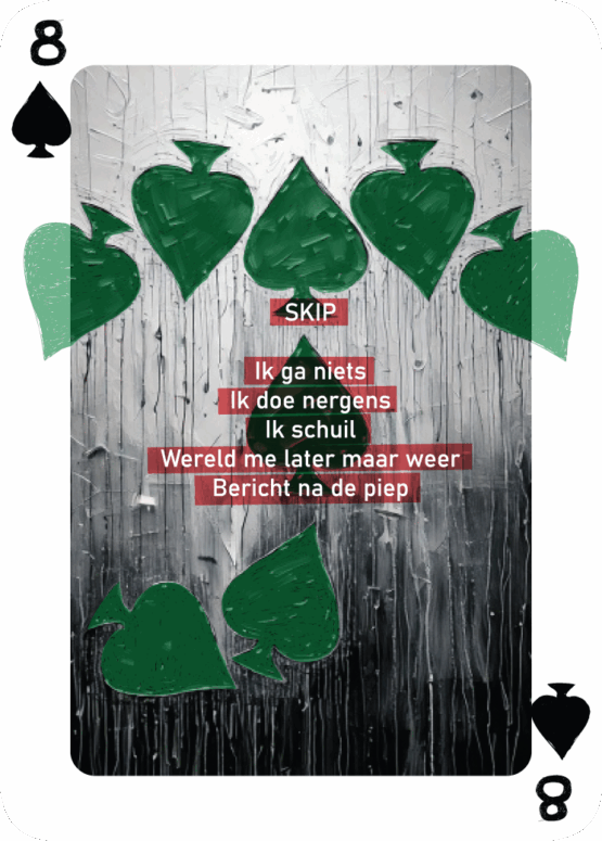 Speelkaarten deck "Als Een Ravijn Een Richting Is" | René van Densen - Image 50
