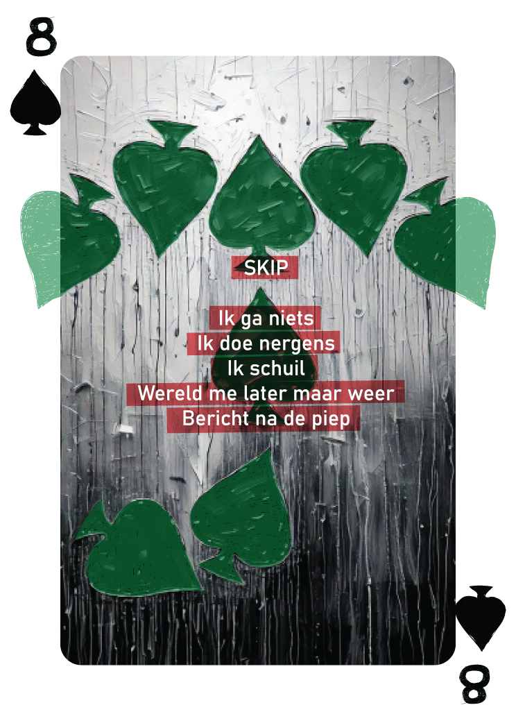Speelkaarten deck "Als Een Ravijn Een Richting Is" | René van Densen - Image 50
