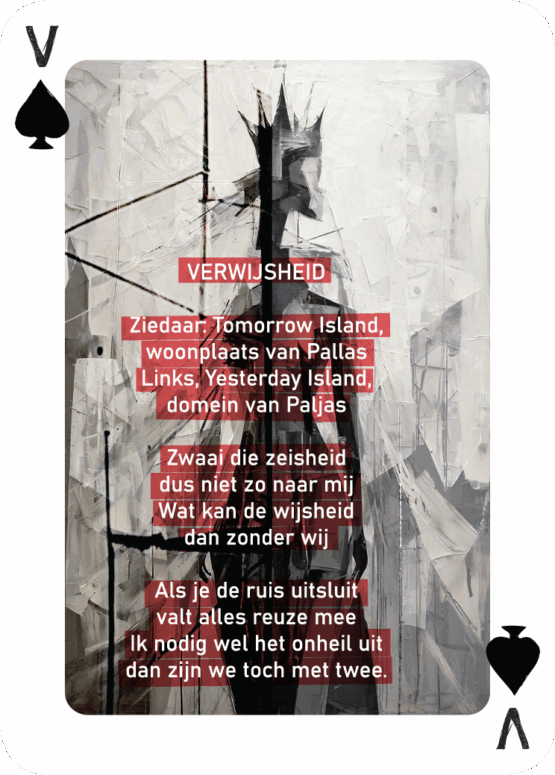 Speelkaarten deck "Als Een Ravijn Een Richting Is" | René van Densen - Image 54