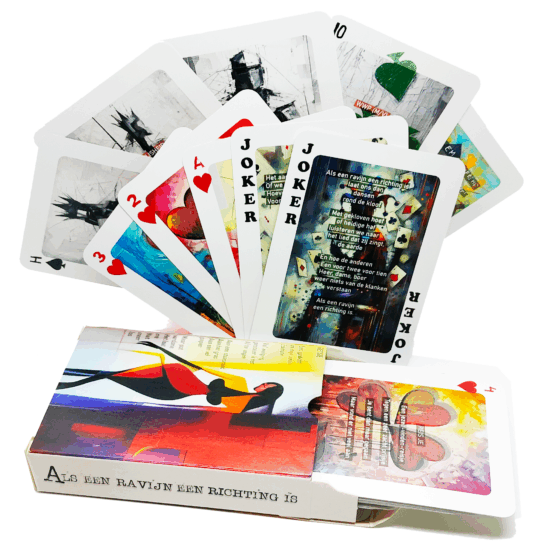 Speelkaarten deck "Als Een Ravijn Een Richting Is" | René van Densen - Image 60