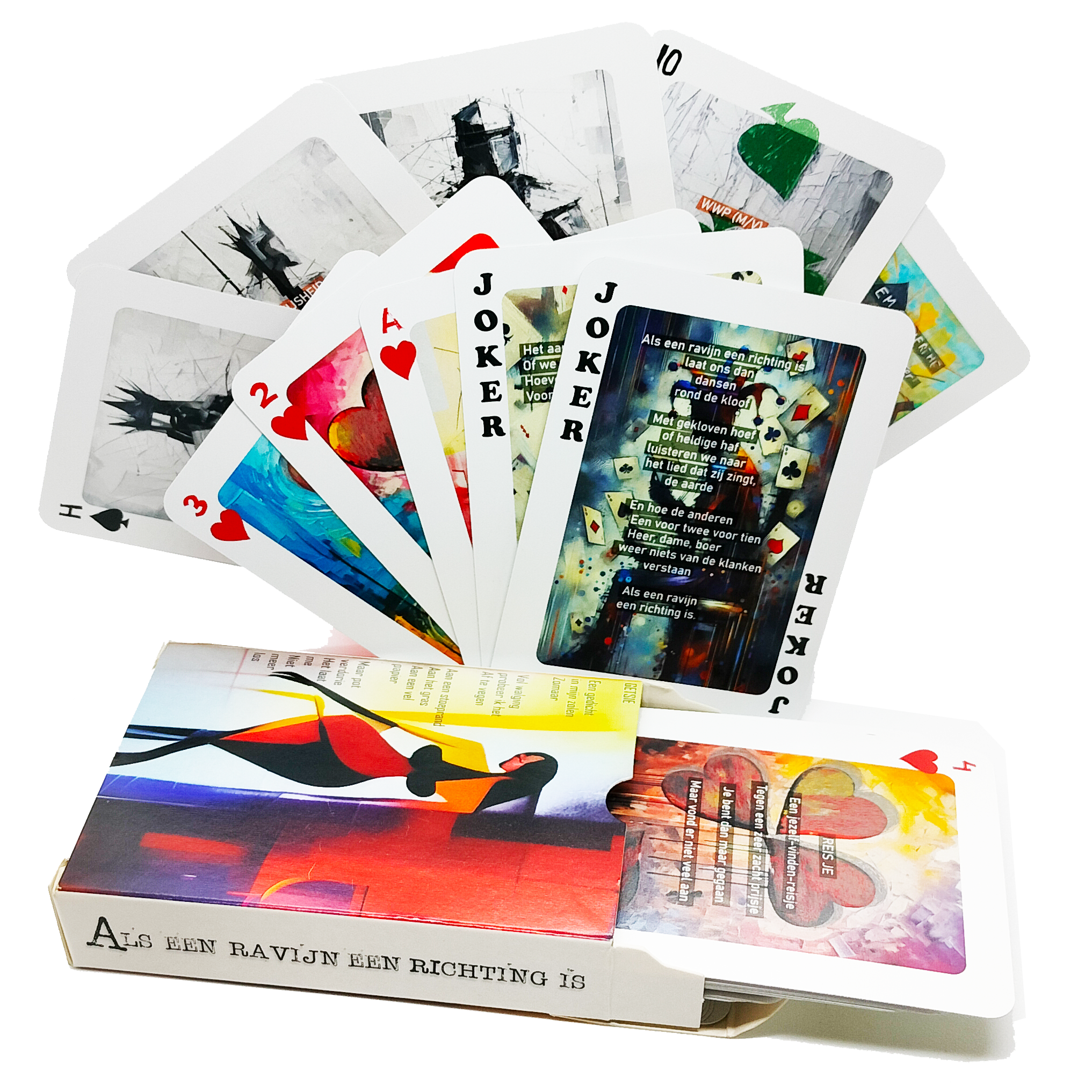 Speelkaarten deck "Als Een Ravijn Een Richting Is" | René van Densen - Image 60